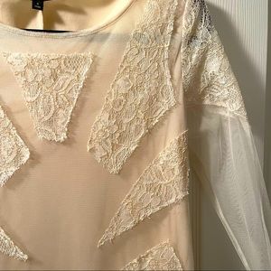 Gianni Bini lace and tulle dress